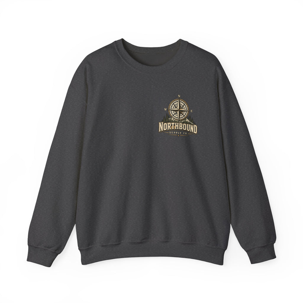 NS-006 American Grit Sweatshirt — Northbound Supply Co.Patriotic Eagle Compass Crewneck