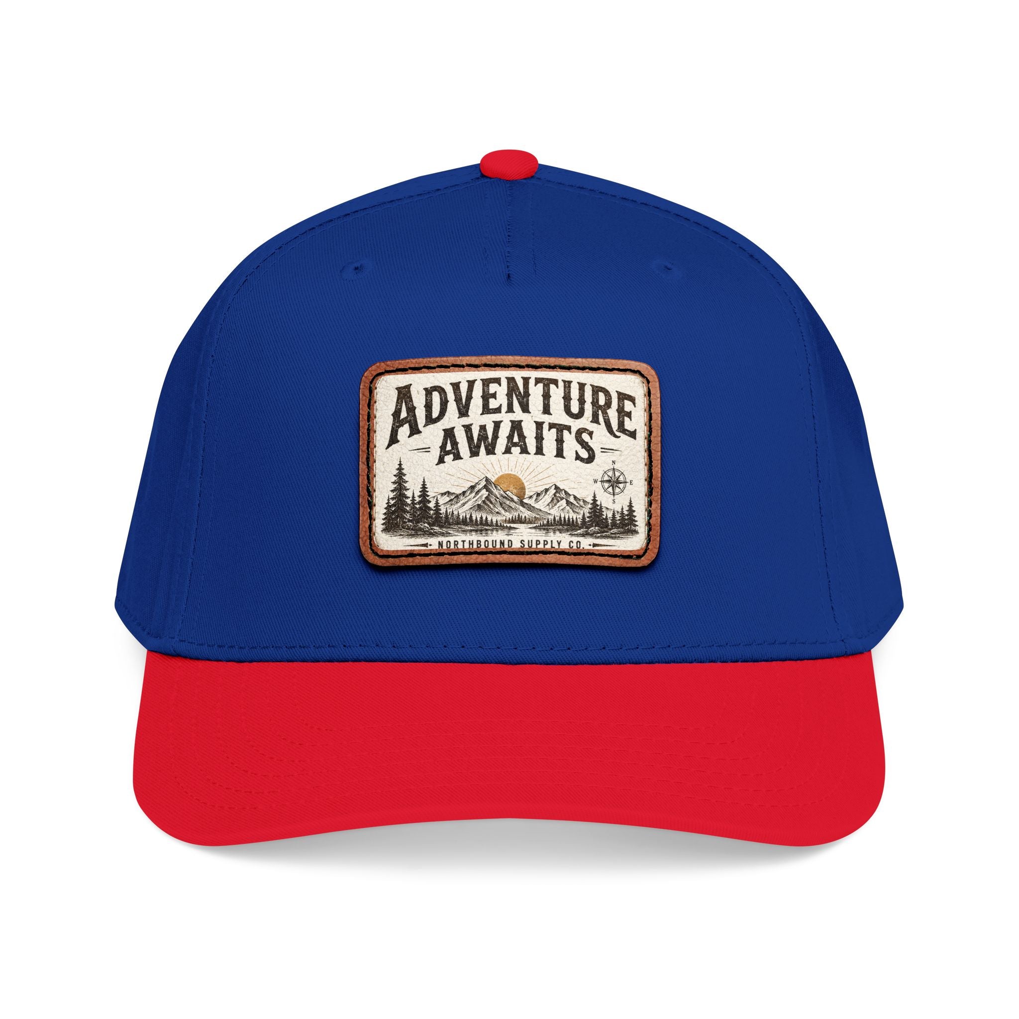 HP-002.5 Adventure Awaits Leather Patch Baseball Cap