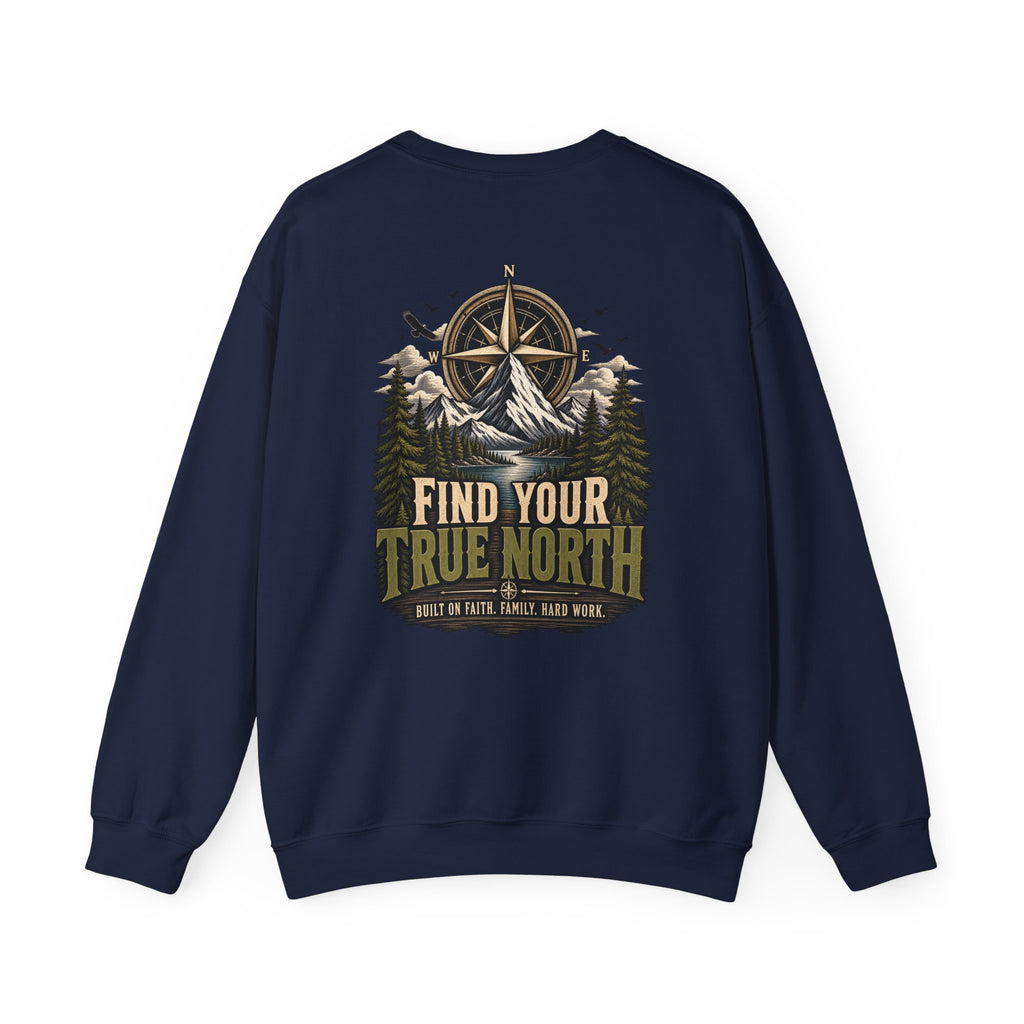NS-001 Crewneck Sweatshirt —Northbound Supply Co. Find Your True North Compass