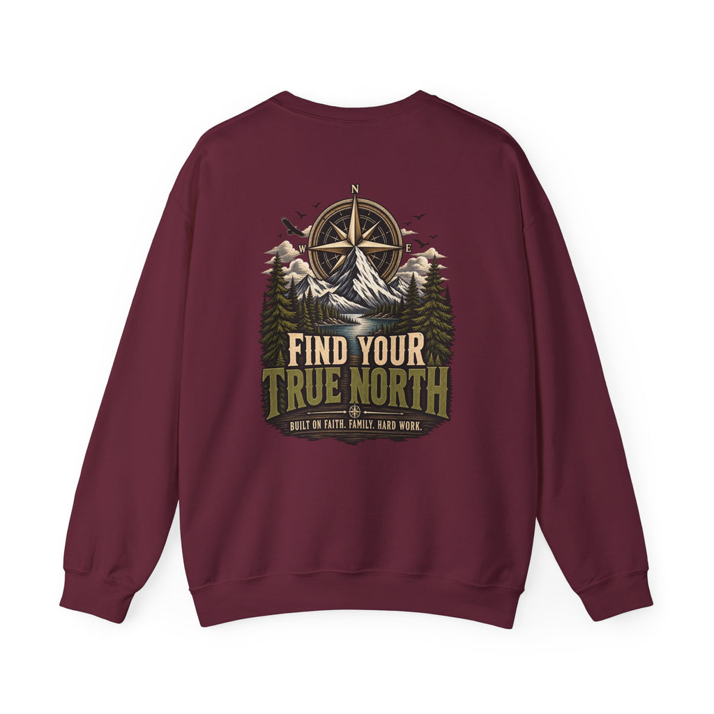 NS-001 Crewneck Sweatshirt —Northbound Supply Co. Find Your True North Compass