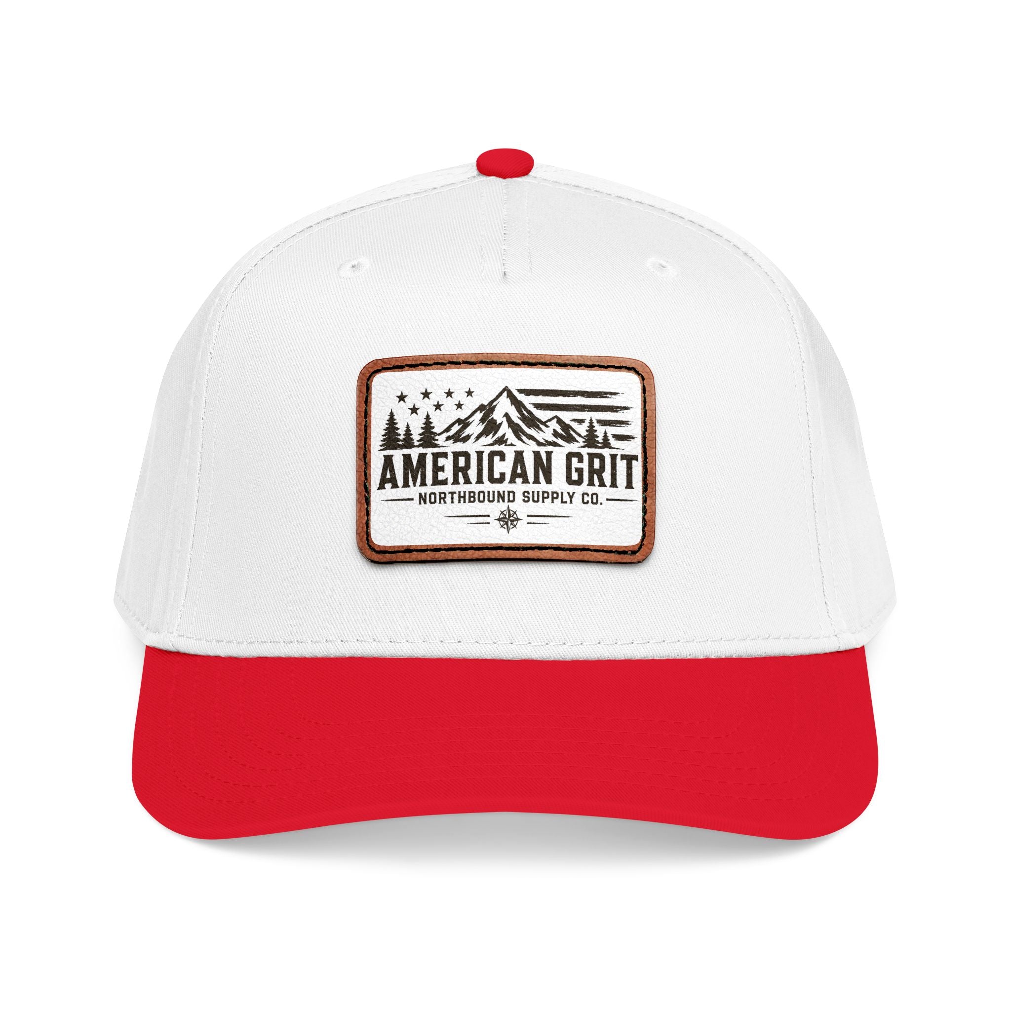 HP-003 American Grit Leather Patch Baseball Cap