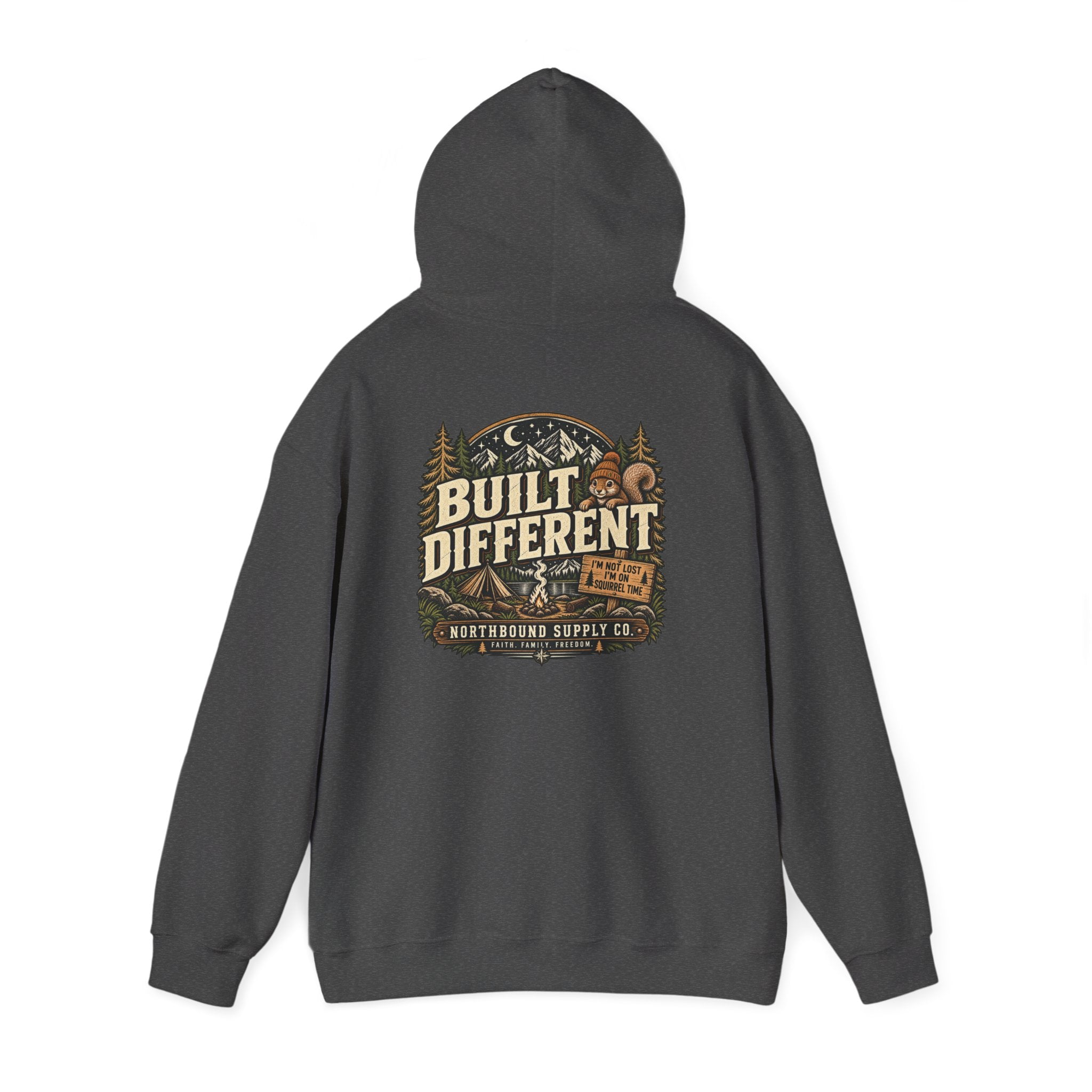 NH-002 Built Different Hoodie — Northbound Supply Co.