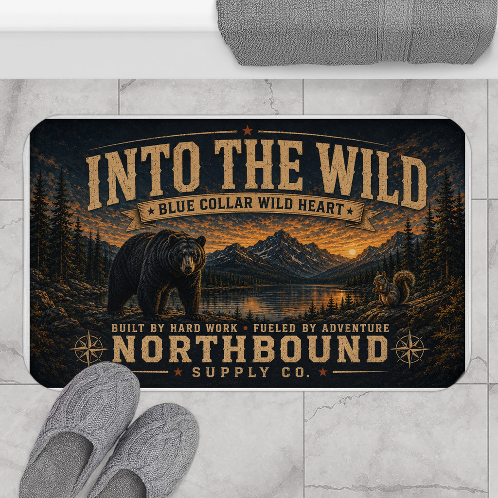 BM-004 Into The Wild Bath Mat — Northbound Adventure