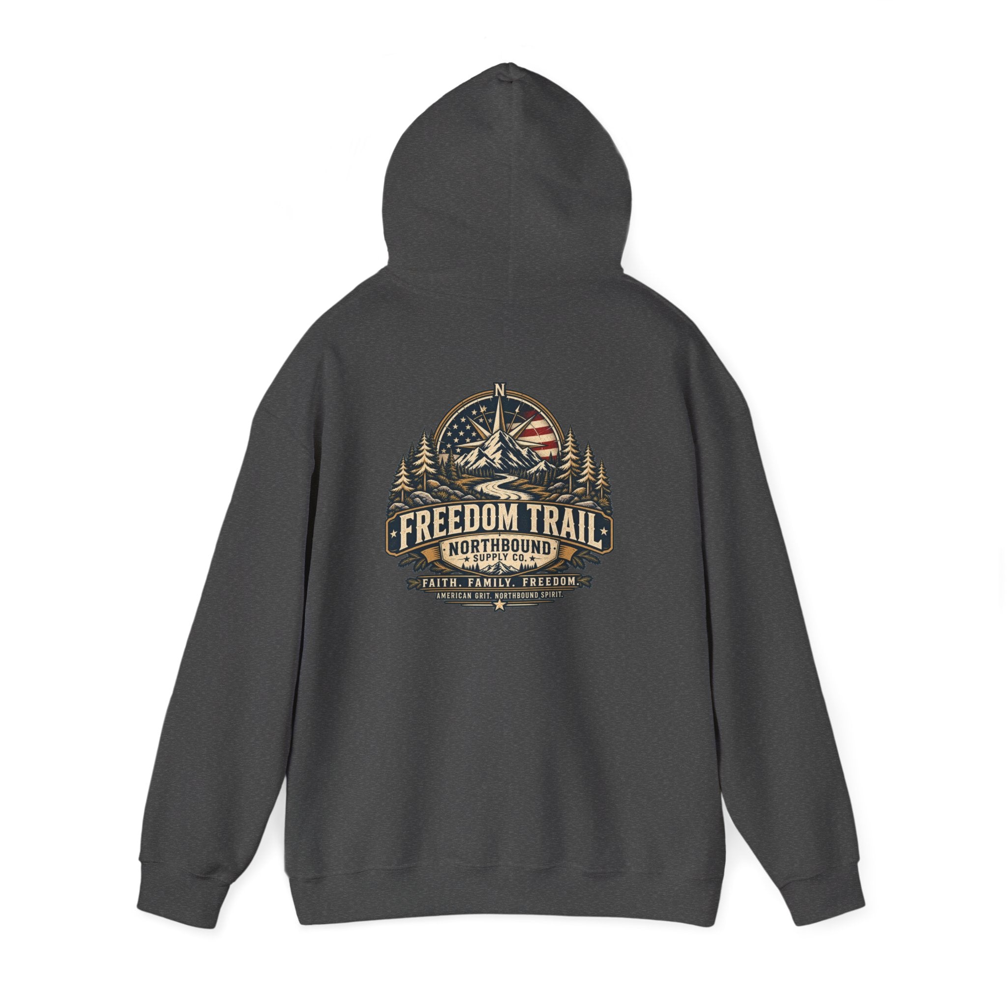 NH-004 Freedom Trail Hoodie — Northbound Supply Co. Patriotic