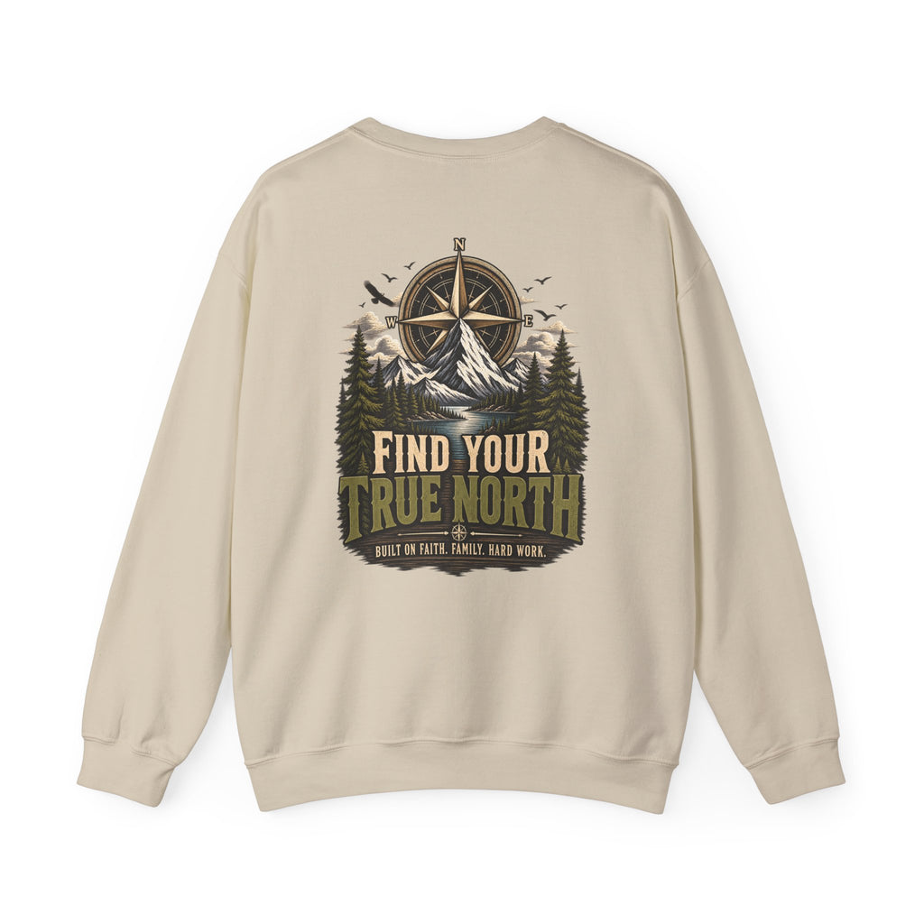 NS-001 Crewneck Sweatshirt —Northbound Supply Co. Find Your True North Compass