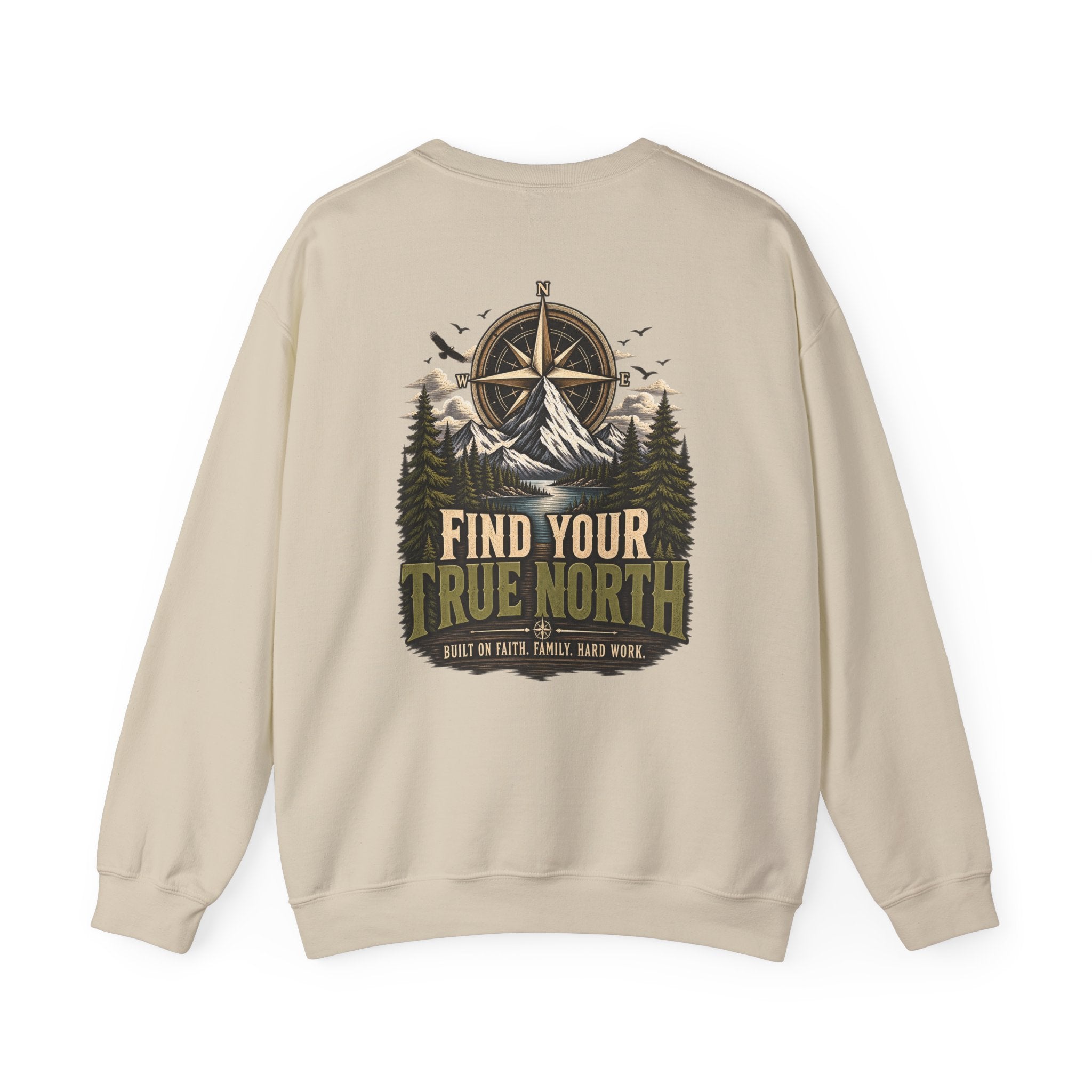 NS-001 Crewneck Sweatshirt —Northbound Supply Co. Find Your True North Compass