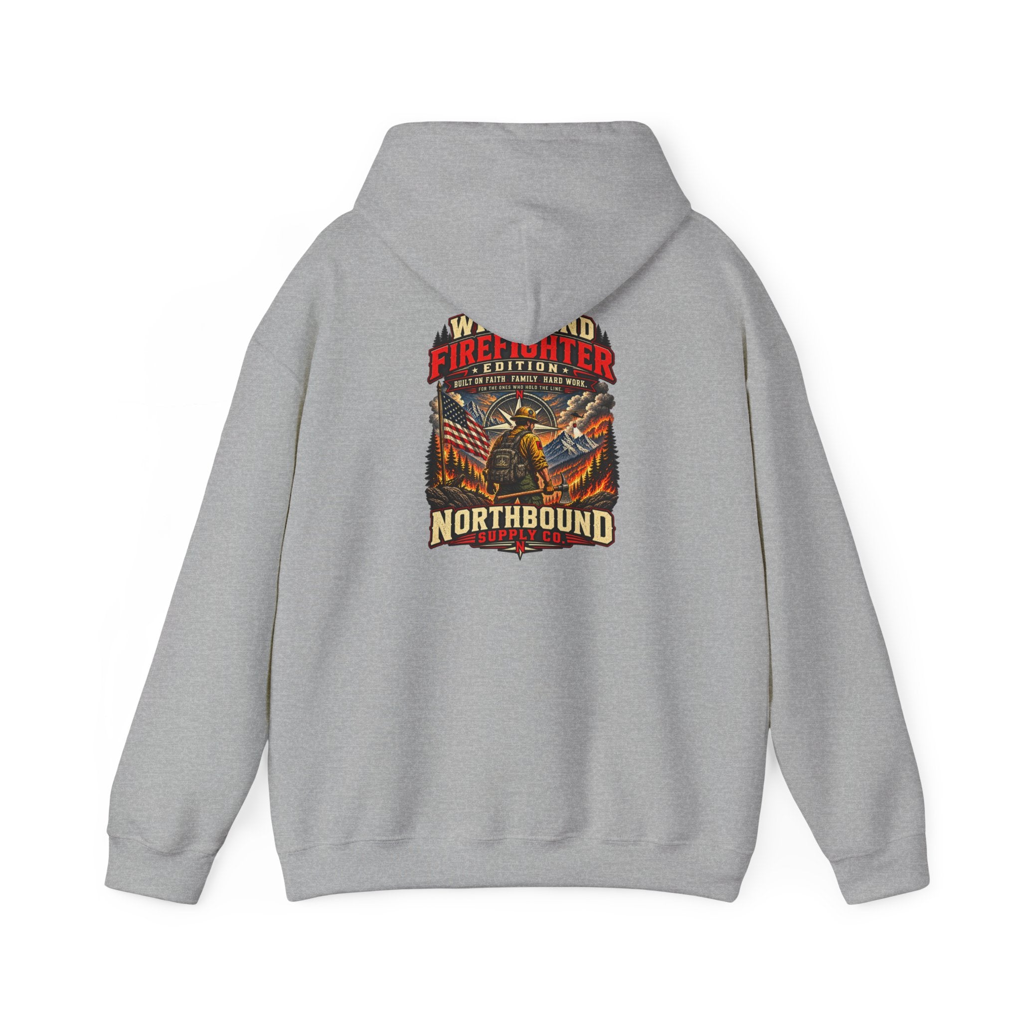 Hoodie - Wildland Firefighter Emblem Pullover