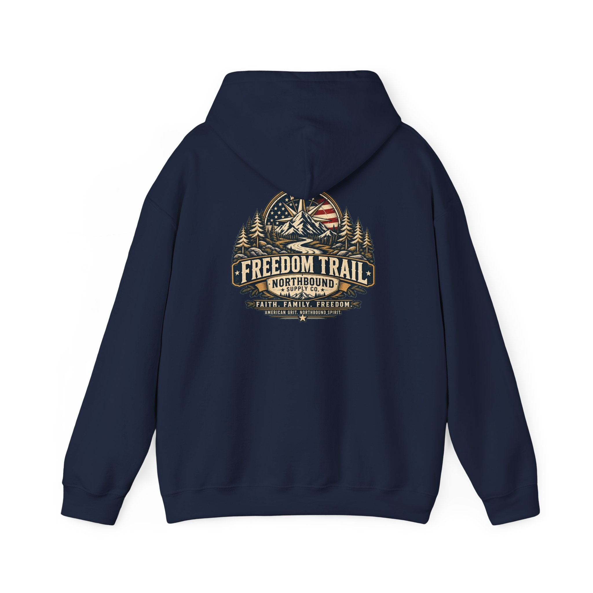 NH-004 Freedom Trail Hoodie — Northbound Supply Co. Patriotic