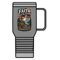 Travel Mug — Northbound Supply"Faith Fuels the Journey" & Patriotic Eagle 20oz Insulated Tumbler