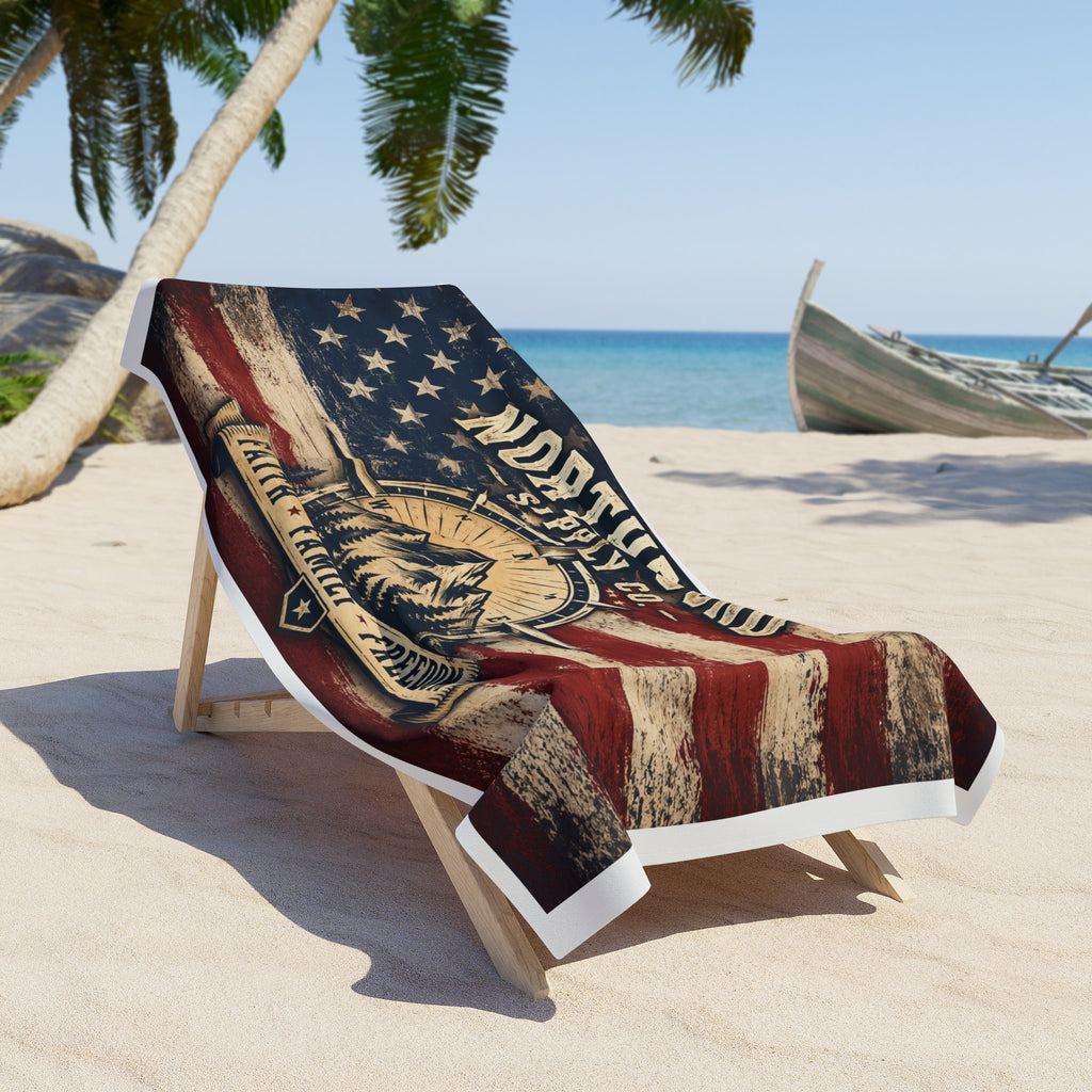 Northbound Summer Freedom Beach Towel – Faith • Family • Freedom